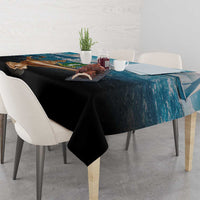 British Virgin Islands Tablecloth Vigilate Golden Lamps - Wonder Print Shop