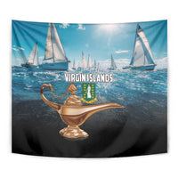 British Virgin Islands Tapestry Vigilate Golden Lamps - Wonder Print Shop