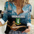 Personalised British Virgin Islands Women Casual Shirt Vigilate Golden Lamps - Wonder Print Shop