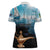 Personalised British Virgin Islands Women Polo Shirt Vigilate Golden Lamps - Wonder Print Shop