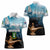 Personalised British Virgin Islands Women Polo Shirt Vigilate Golden Lamps - Wonder Print Shop