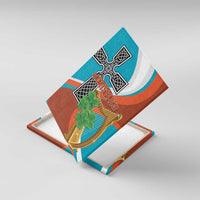 Montserrat Canvas Wall Art Gold Harp And Black Cross