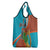 Montserrat Grocery Bag Gold Harp And Black Cross
