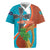 Personalised Montserrat Rugby Jersey Gold Harp And Black Cross - Wonder Print Shop