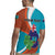 Personalised Montserrat Rugby Jersey Gold Harp And Black Cross - Wonder Print Shop