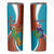 Personalised Montserrat Skinny Tumbler Gold Harp And Black Cross - Wonder Print Shop