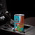 Personalised Montserrat Tumbler Cup Gold Harp And Black Cross - Wonder Print Shop