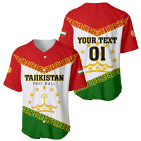 Tajikistan Football Baseball Jersey Come On Tadzhikistan - Wonder Print Shop