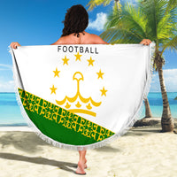 Tajikistan Football Beach Blanket Come On Tadzhikistan - Wonder Print Shop