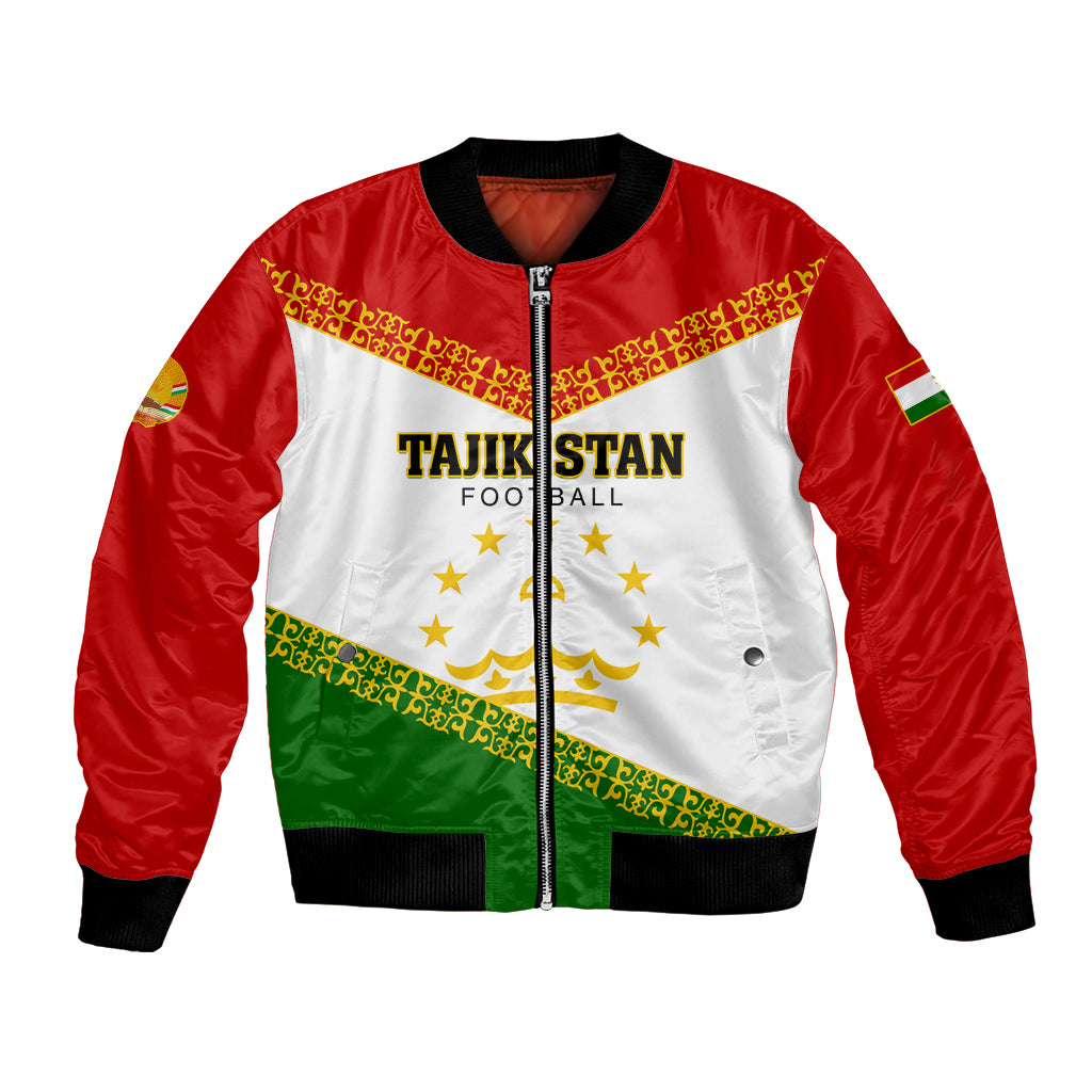 Tajikistan Football Bomber Jacket Come On Tadzhikistan - Wonder Print Shop