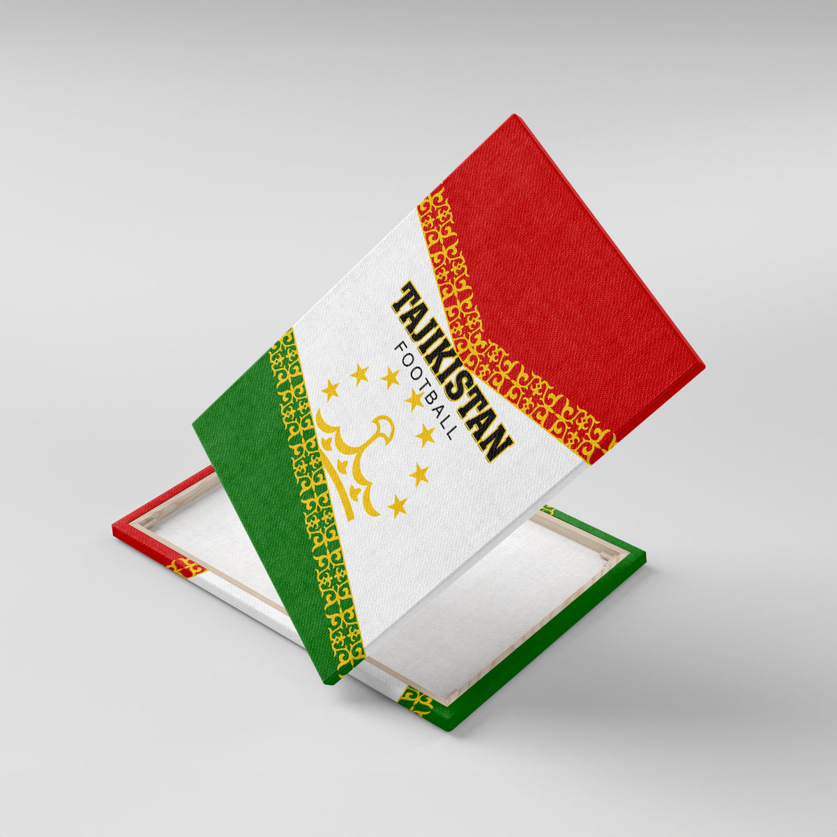 Tajikistan Football Canvas Wall Art Come On Tadzhikistan - Wonder Print Shop