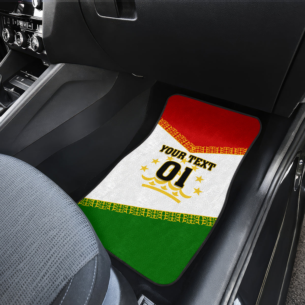 Tajikistan Football Car Mats Come On Tadzhikistan - Wonder Print Shop