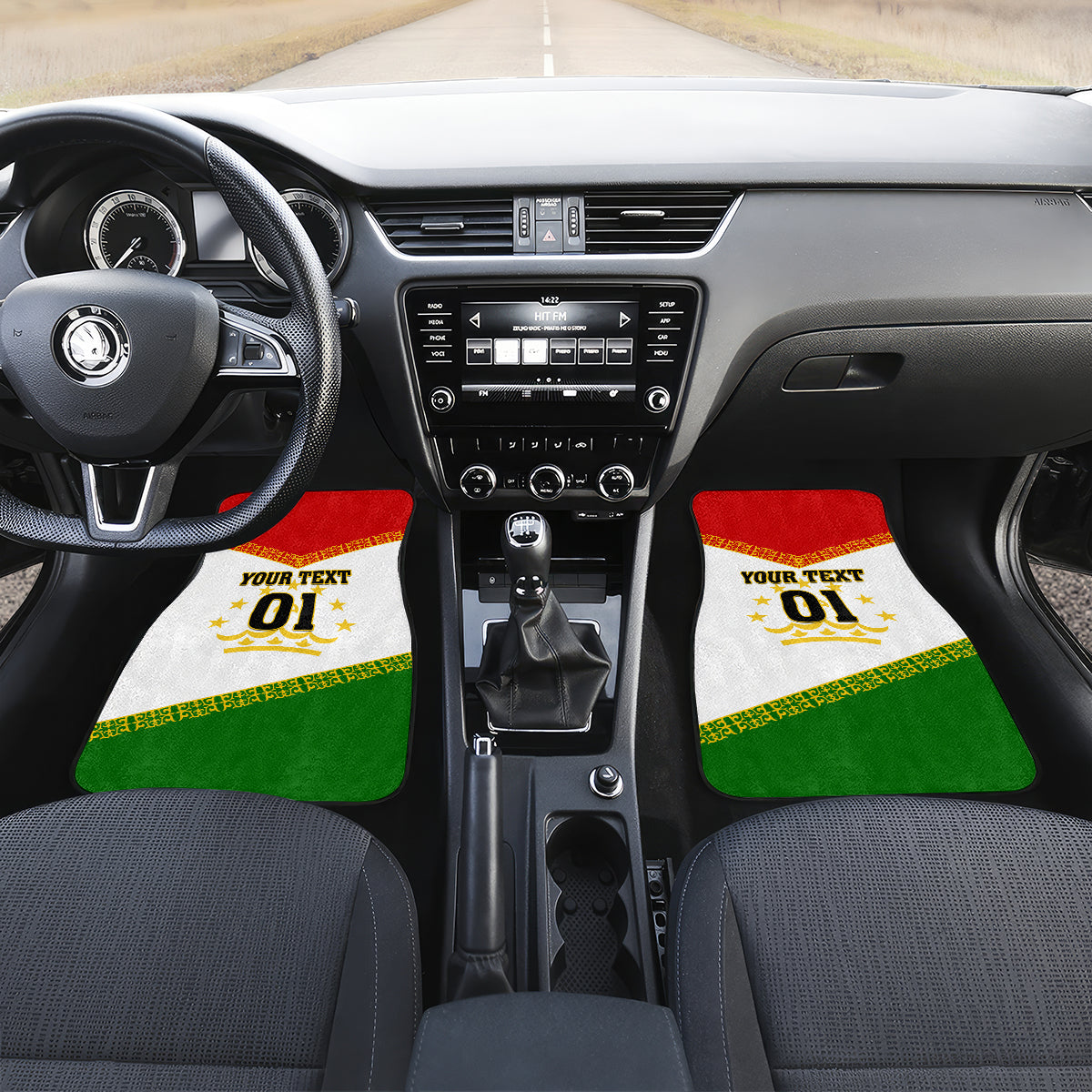 Tajikistan Football Car Mats Come On Tadzhikistan - Wonder Print Shop