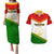 Tajikistan Football Couples Matching Puletasi and Hawaiian Shirt Come On Tadzhikistan - Wonder Print Shop