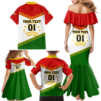 Tajikistan Football Family Matching Mermaid Dress and Hawaiian Shirt Come On Tadzhikistan - Wonder Print Shop