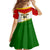 Tajikistan Football Family Matching Off Shoulder Short Dress and Hawaiian Shirt Come On Tadzhikistan - Wonder Print Shop