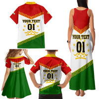 Tajikistan Football Family Matching Tank Maxi Dress and Hawaiian Shirt Come On Tadzhikistan - Wonder Print Shop