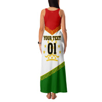 Tajikistan Football Family Matching Tank Maxi Dress and Hawaiian Shirt Come On Tadzhikistan - Wonder Print Shop