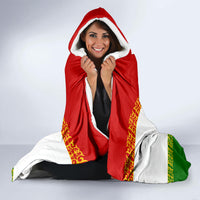 Tajikistan Football Hooded Blanket Come On Tadzhikistan