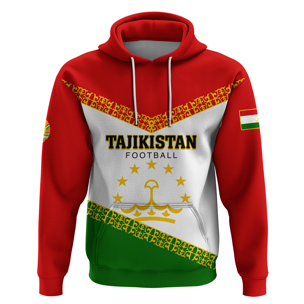Tajikistan Football Hoodie Come On Tadzhikistan - Wonder Print Shop