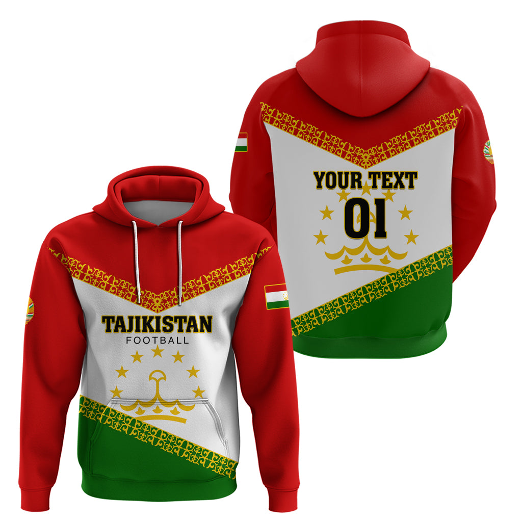 Tajikistan Football Hoodie Come On Tadzhikistan - Wonder Print Shop