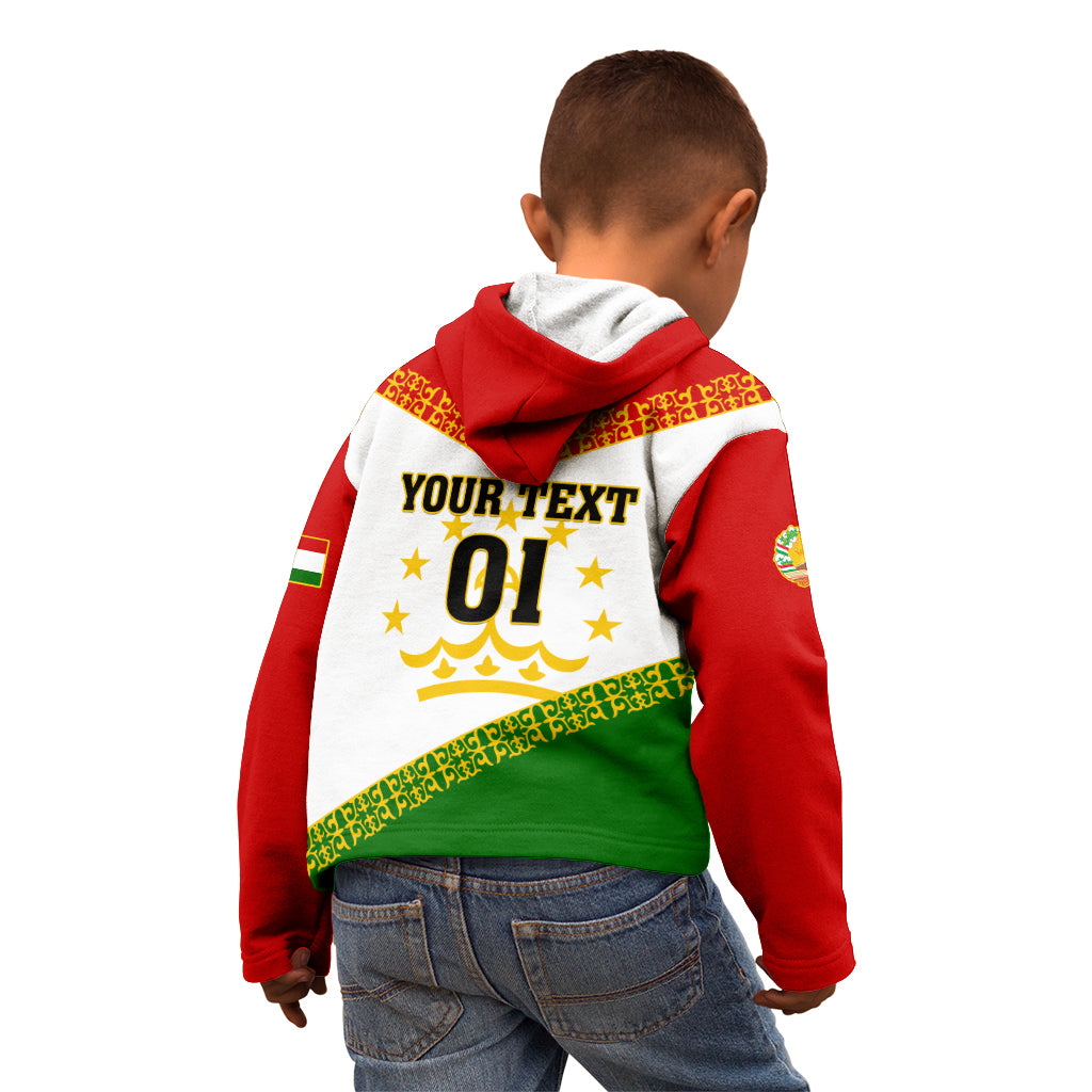 Tajikistan Football Kid Hoodie Come On Tadzhikistan - Wonder Print Shop
