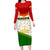Tajikistan Football Long Sleeve Bodycon Dress Come On Tadzhikistan - Wonder Print Shop