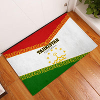 Tajikistan Football Rubber Doormat Come On Tadzhikistan - Wonder Print Shop