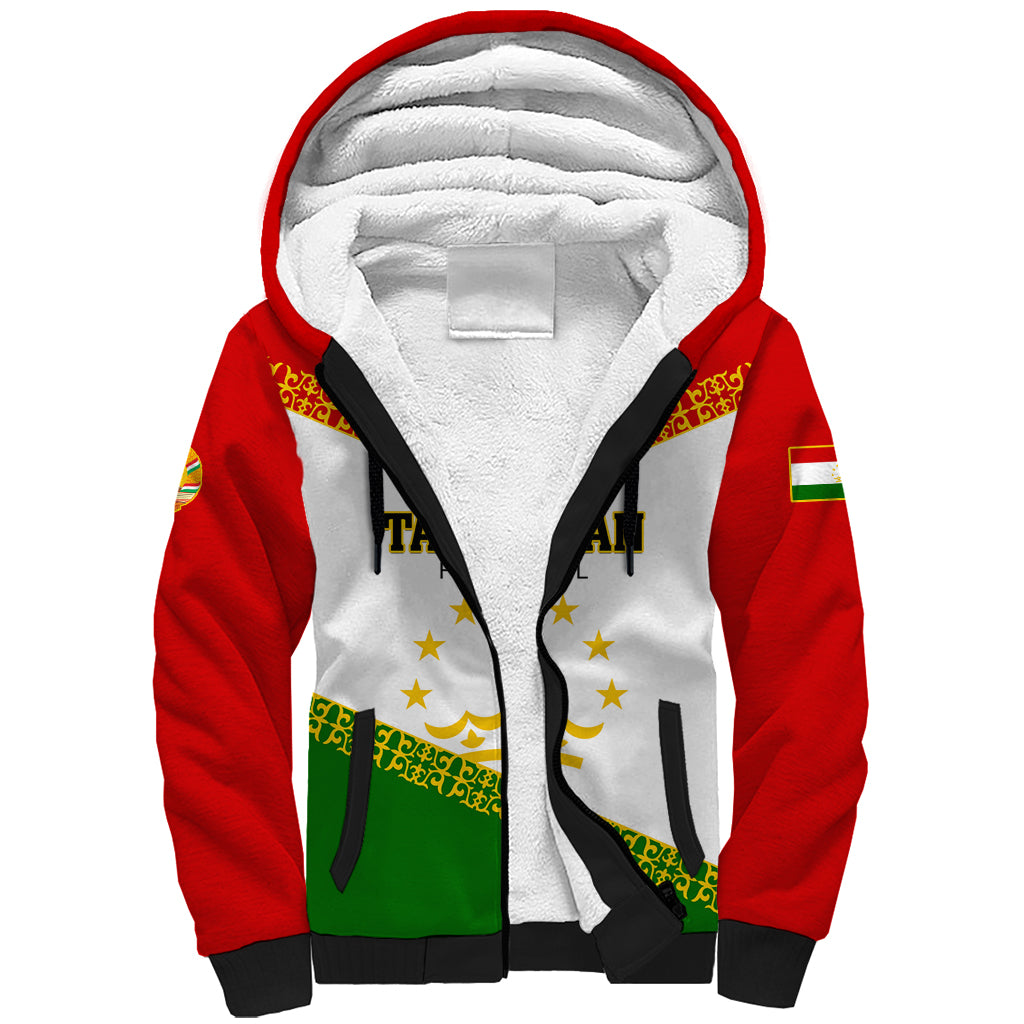 Tajikistan Football Sherpa Hoodie Come On Tadzhikistan - Wonder Print Shop