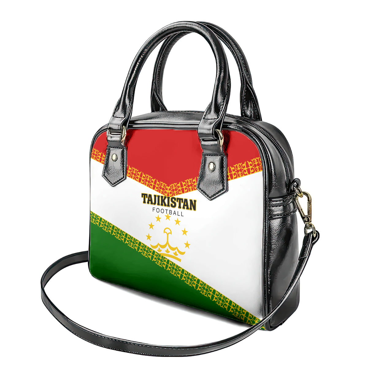 Tajikistan Football Shoulder Handbag Come On Tadzhikistan