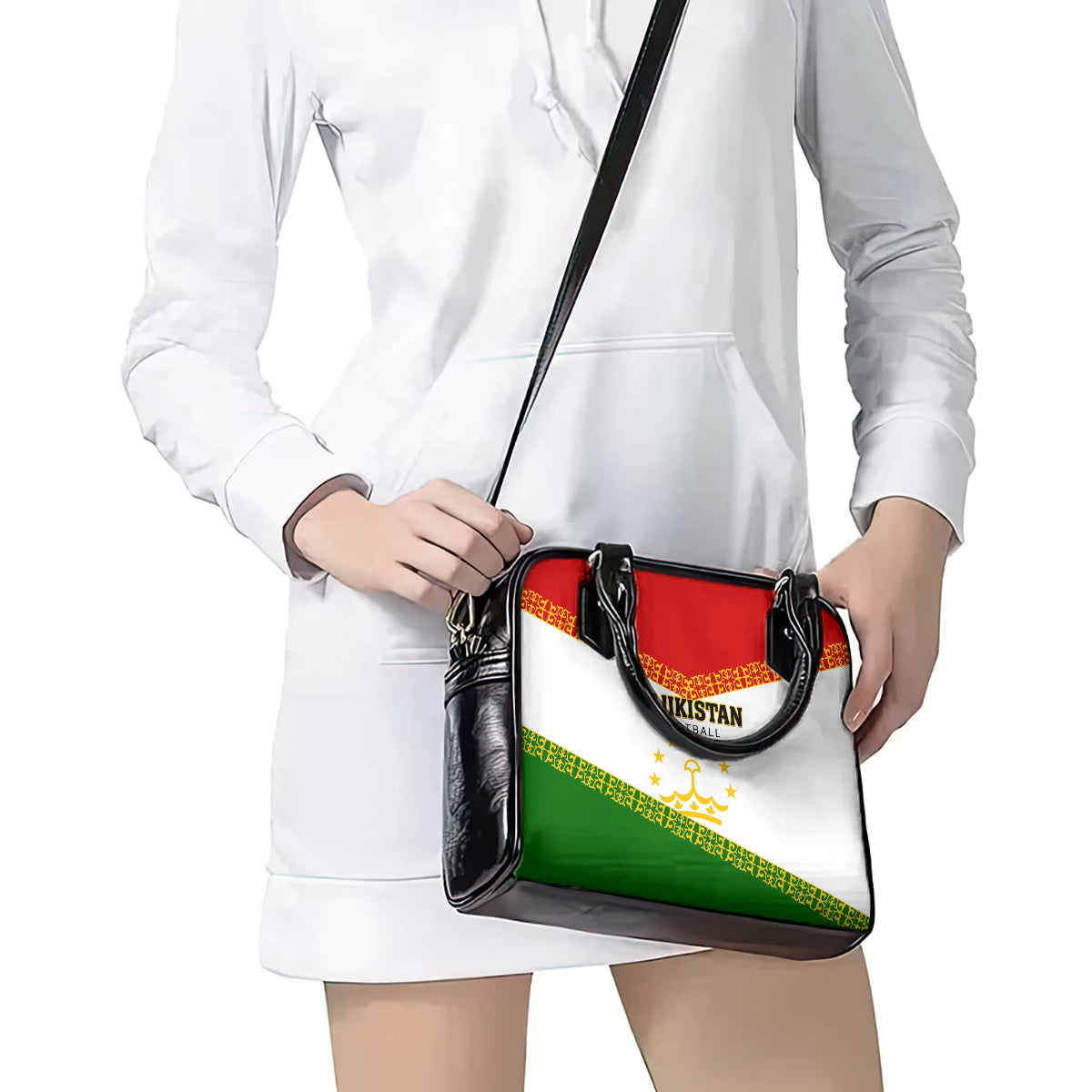 Tajikistan Football Shoulder Handbag Come On Tadzhikistan