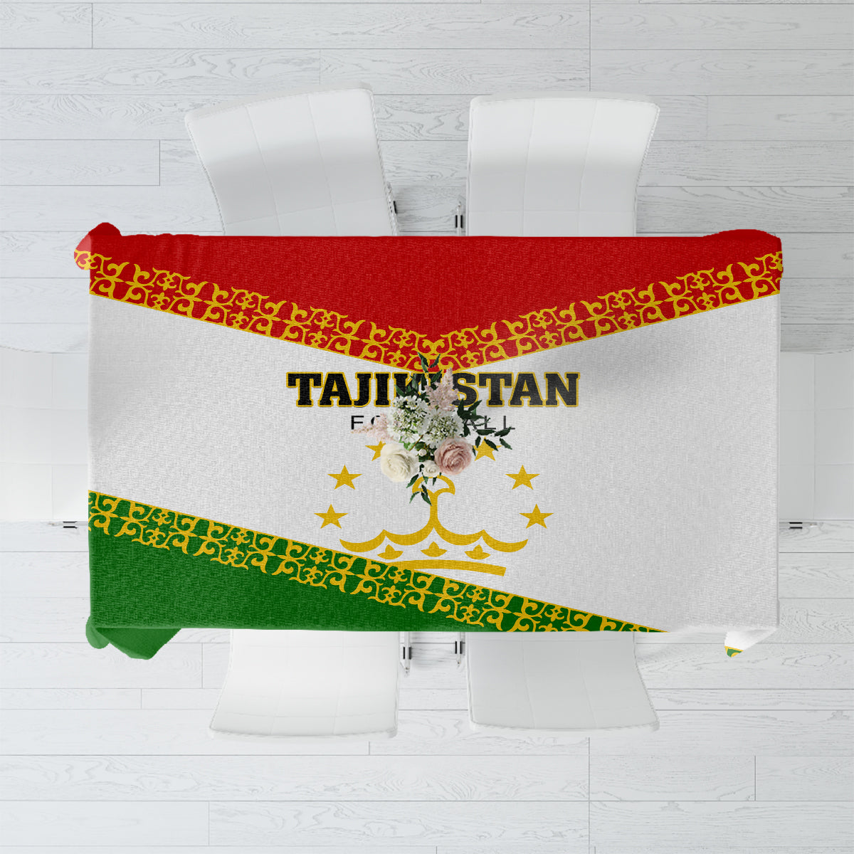 Tajikistan Football Tablecloth Come On Tadzhikistan - Wonder Print Shop
