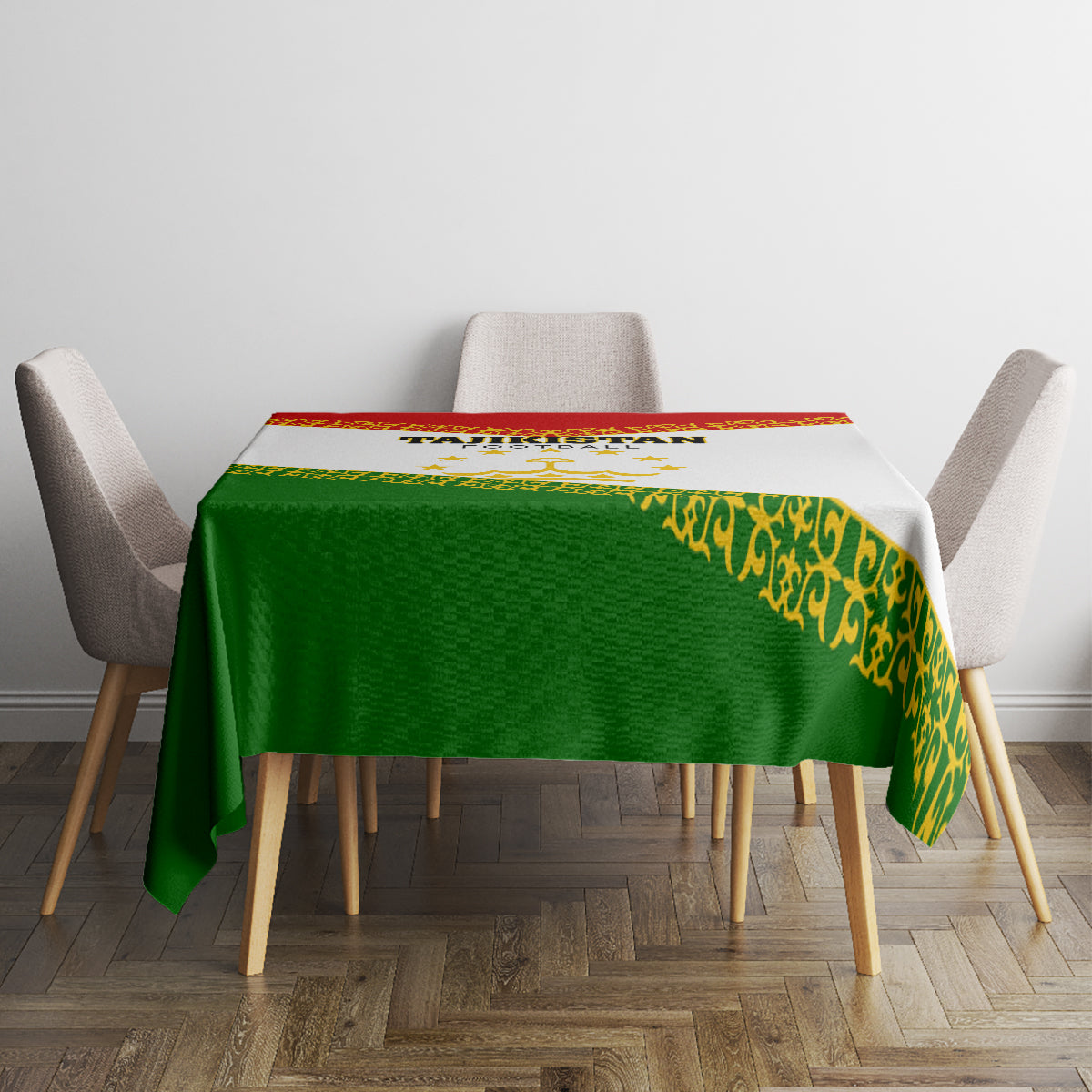 Tajikistan Football Tablecloth Come On Tadzhikistan - Wonder Print Shop
