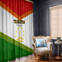 Tajikistan Football Window Curtain Come On Tadzhikistan - Wonder Print Shop
