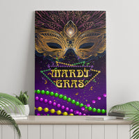 Mardi Gras 2024 Canvas Wall Art Carnival Mask Special Version - Wonder Print Shop
