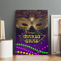 Mardi Gras 2024 Canvas Wall Art Carnival Mask Special Version - Wonder Print Shop