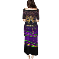 Mardi Gras 2024 Family Matching Puletasi and Hawaiian Shirt Carnival Mask Special Version - Wonder Print Shop