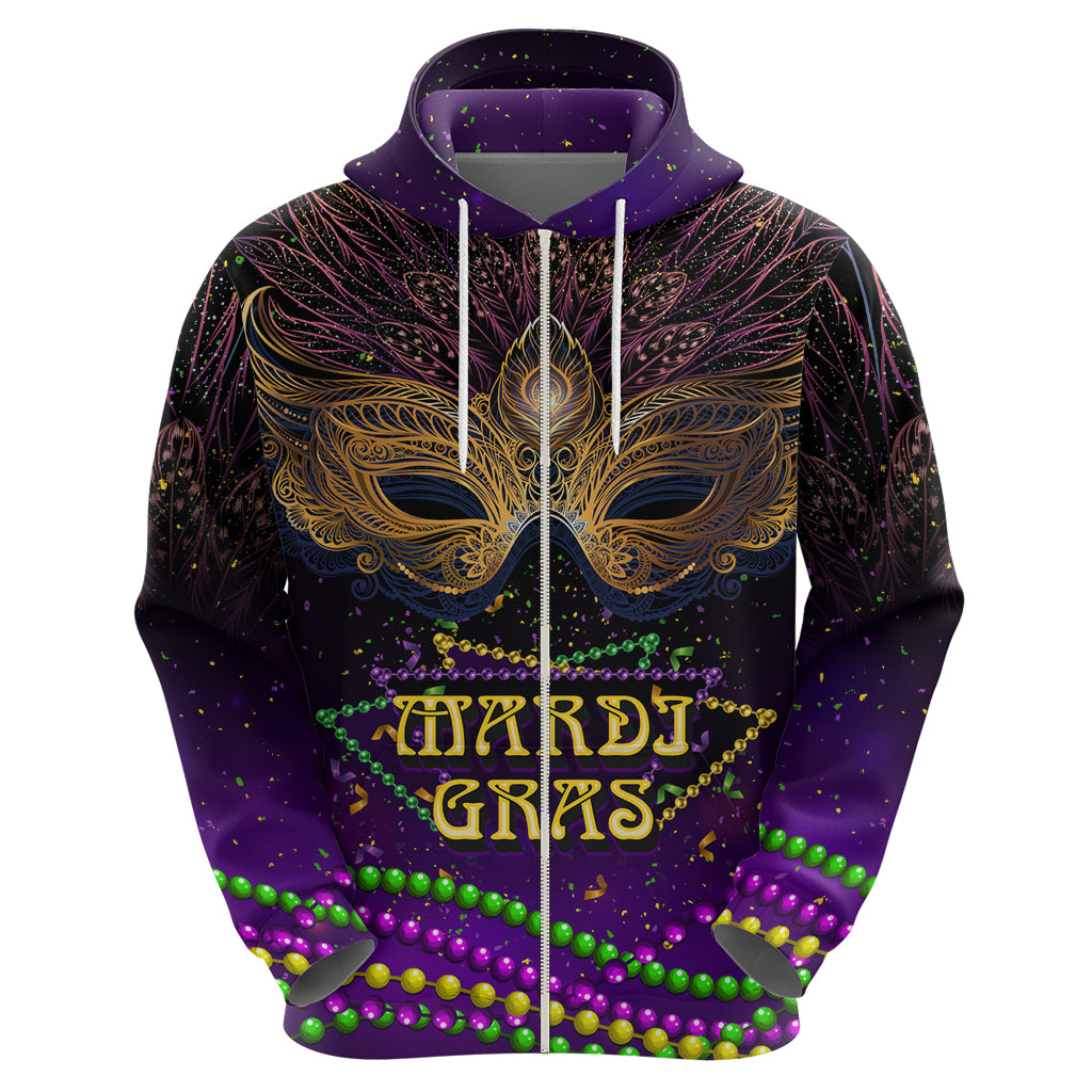 Mardi Gras 2024 Hoodie Carnival Mask Special Version - Wonder Print Shop