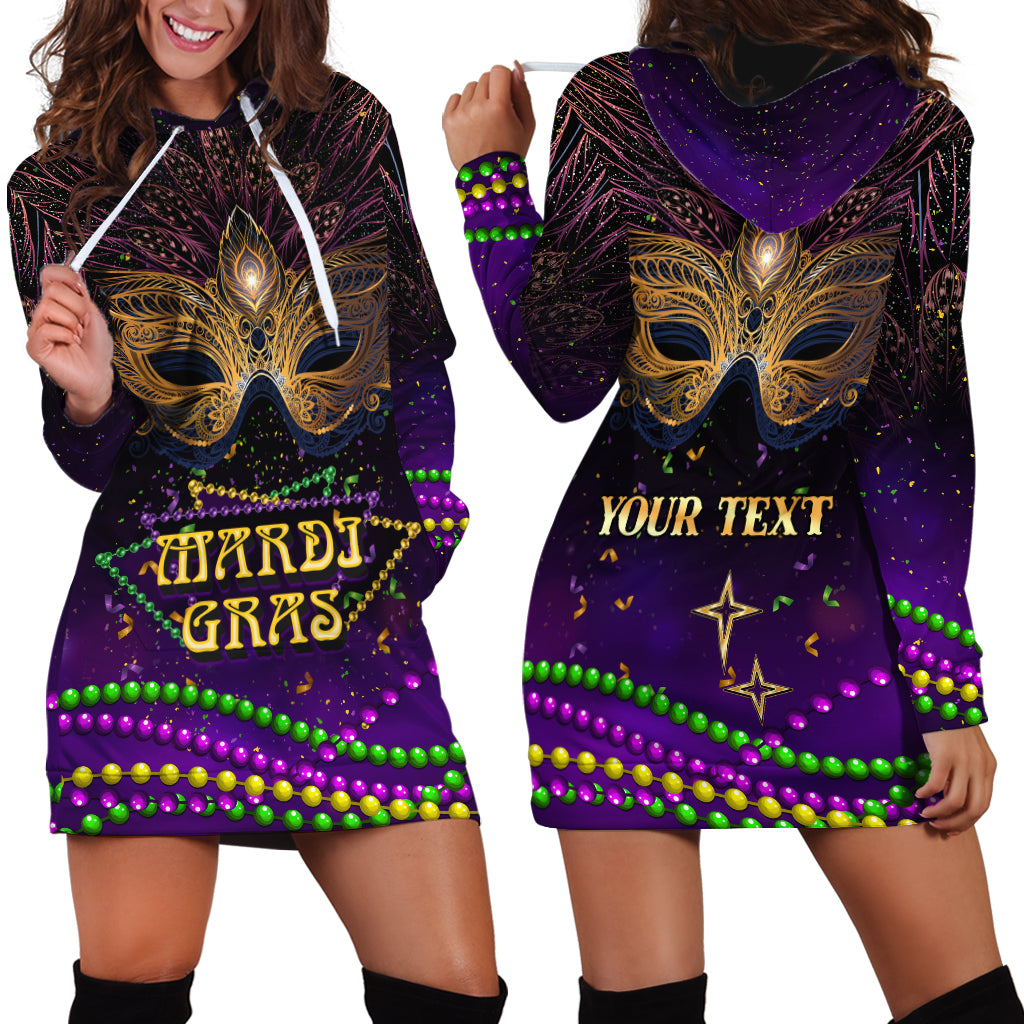 Mardi Gras 2024 Hoodie Dress Carnival Mask Special Version - Wonder Print Shop