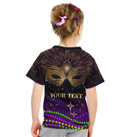 Mardi Gras 2024 Kid T Shirt Carnival Mask Special Version - Wonder Print Shop