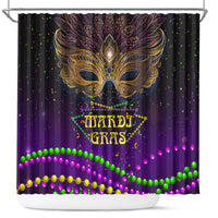 Mardi Gras 2024 Shower Curtain Carnival Mask Special Version