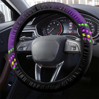 Mardi Gras 2024 Steering Wheel Cover Carnival Mask Special Version - Wonder Print Shop