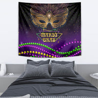 Mardi Gras 2024 Tapestry Carnival Mask Special Version - Wonder Print Shop