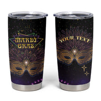 Personalized Mardi Gras Tumbler Cup Carnival Mask Special Version - Wonder Print Shop