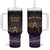 Personalized Mardi Gras Tumbler With Handle Carnival Mask Special Version - Wonder Print Shop