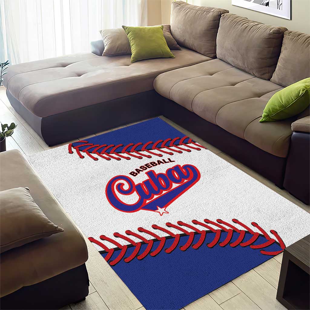Custom Baseball Cuba 2025 Area Rug Cuba Powerhouse of Baseball