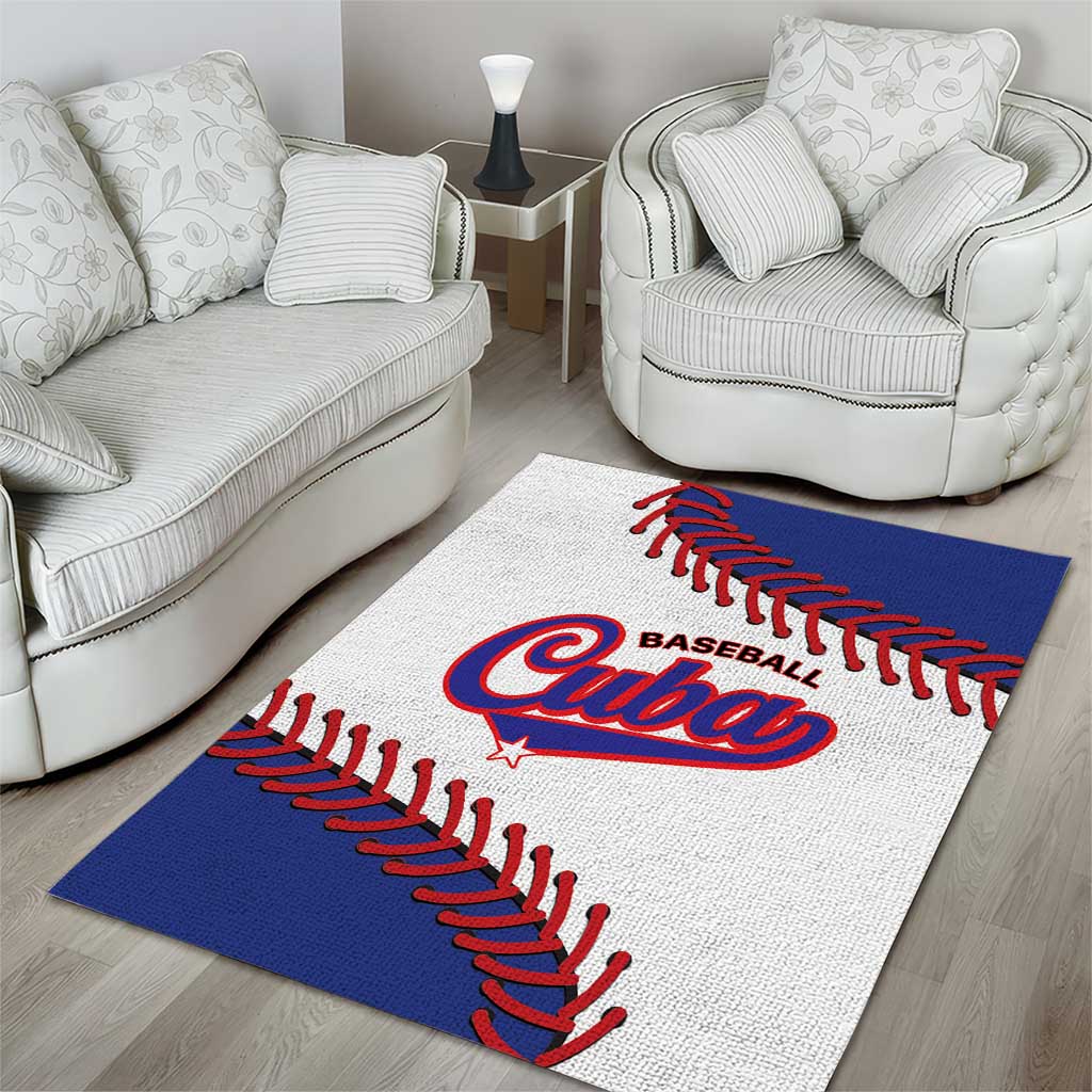 Custom Baseball Cuba 2025 Area Rug Cuba Powerhouse of Baseball
