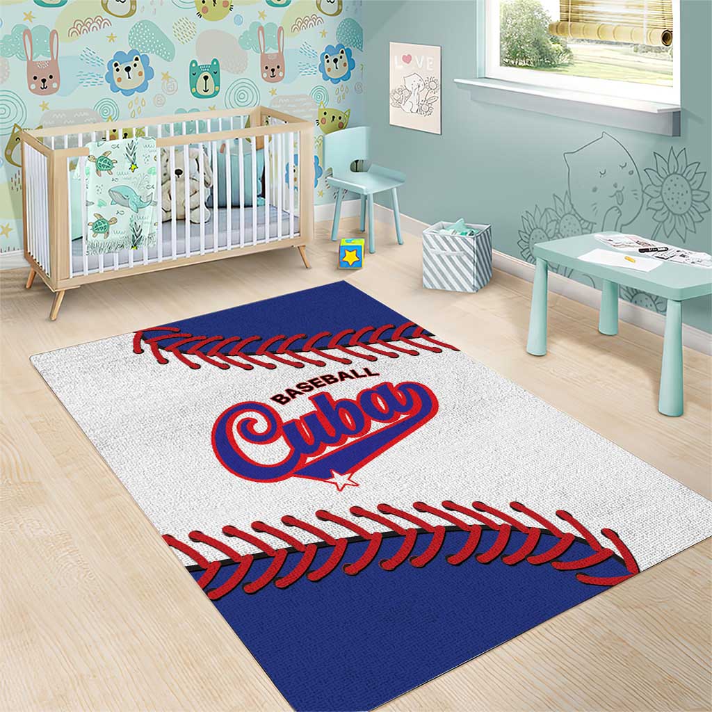 Custom Baseball Cuba 2025 Area Rug Cuba Powerhouse of Baseball