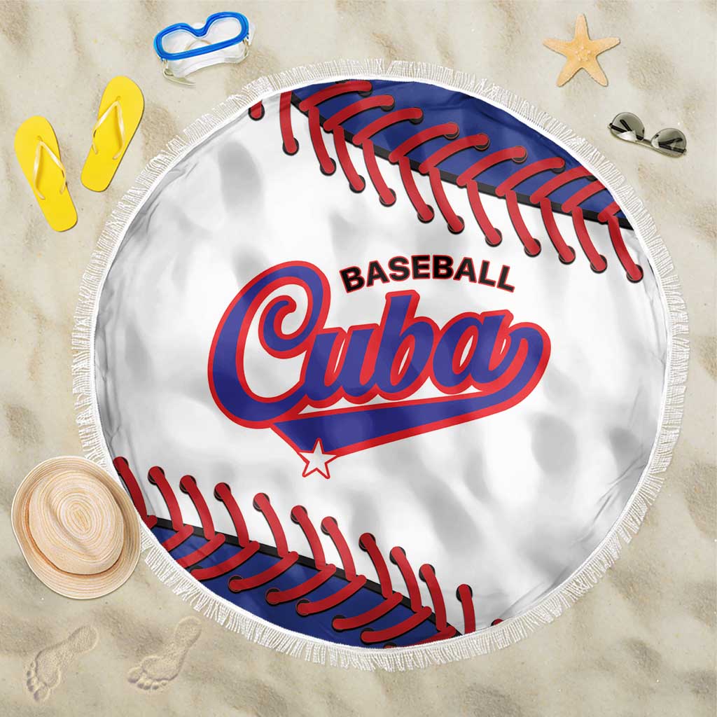 Custom Baseball Cuba 2025 Beach Blanket Cuba Powerhouse of Baseball