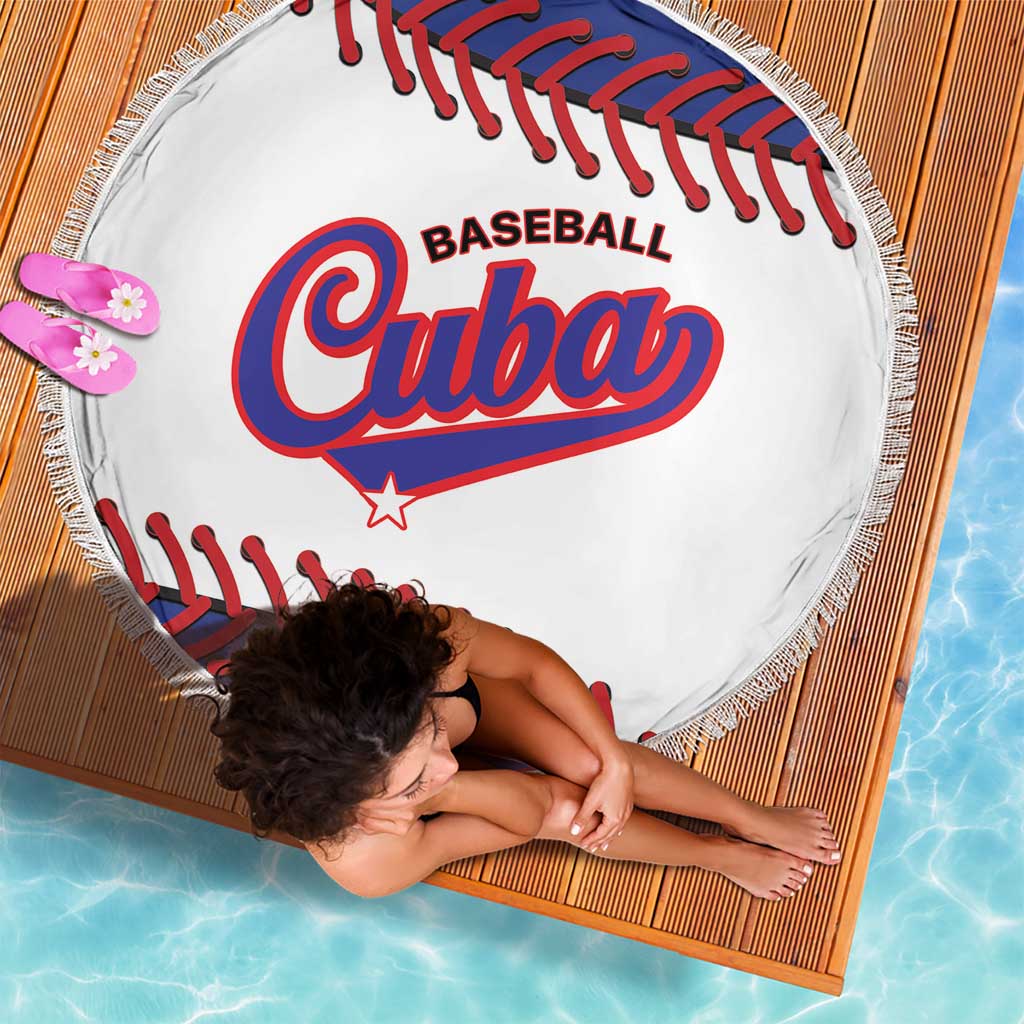 Custom Baseball Cuba 2025 Beach Blanket Cuba Powerhouse of Baseball